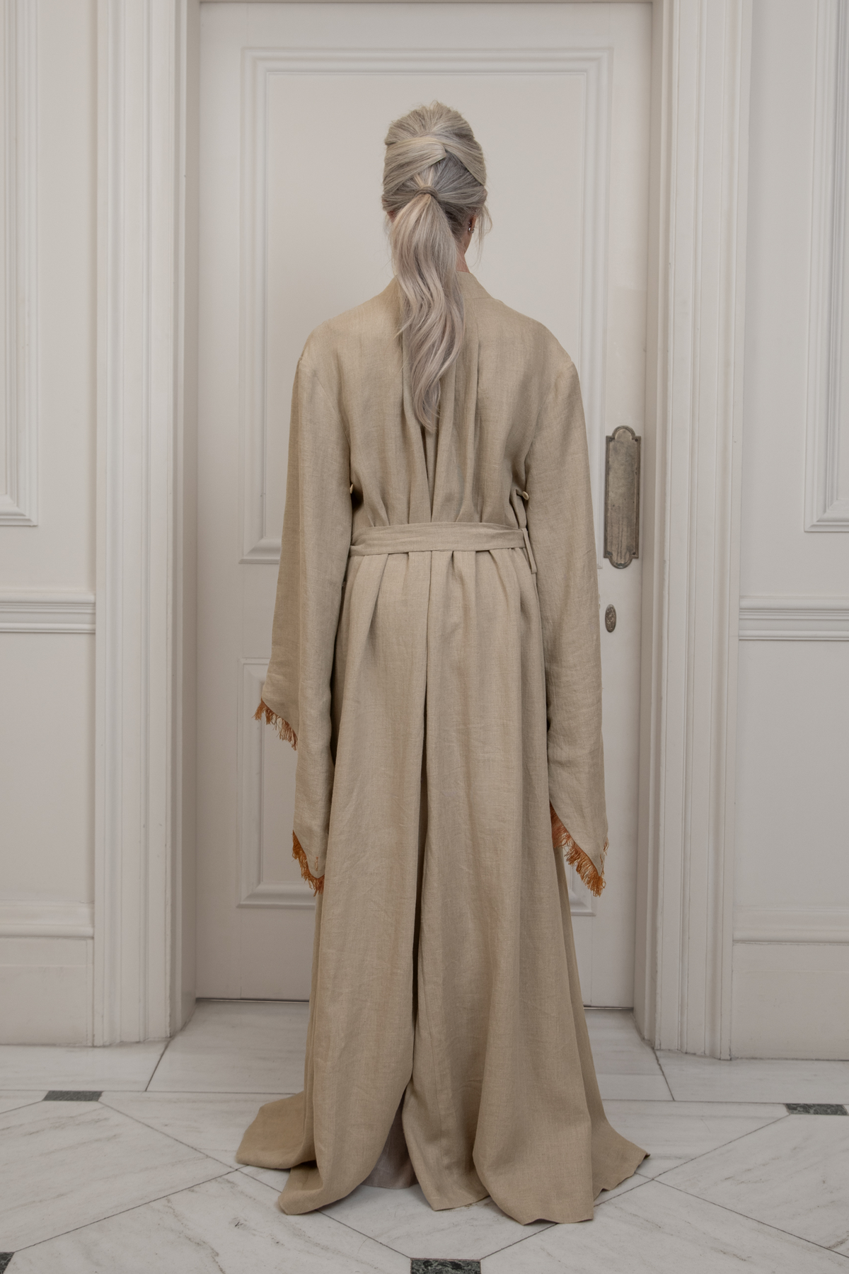 Amboise, Fawn & Chestnut Dressing Gown